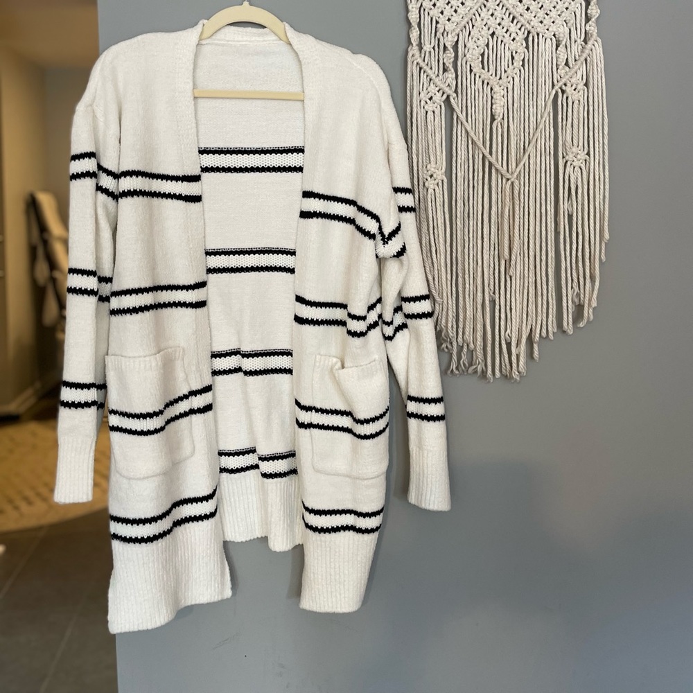 Striped cardigan